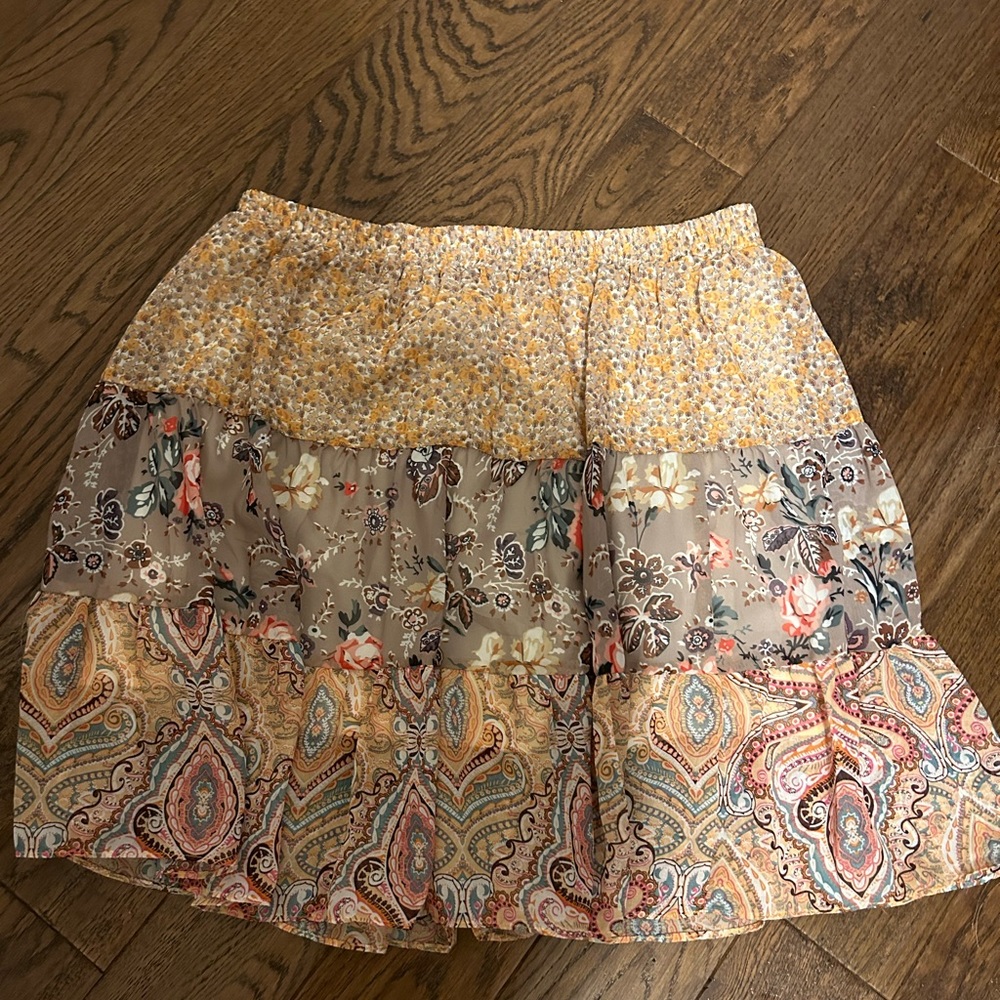 Boho chic skirt